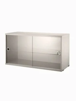 Skab m. Glaslåger fra String<String Furniture Online