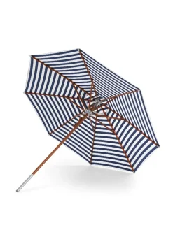 Skagerak Atlantis parasol Ø330, Dark Blue Stripes fra<Fritz Hansen Outlet