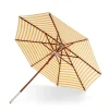 Skagerak Atlantis parasol Ø330, Golden Yellow Stripes fra<Fritz Hansen Best