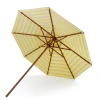 Skagerak Messina Parasol Ø300, Lemon/Sand Stripes fra<Fritz Hansen Best
