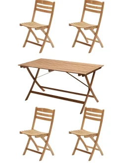 Skagerak Selandia Sæt, 4 armstole og bord 147 fra<Fritz Hansen Sale