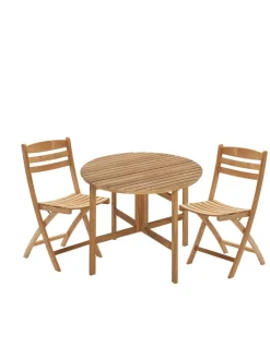 Skagerak Selandia Sæt, 2 armstole og Ø 94 bord fra<Fritz Hansen New