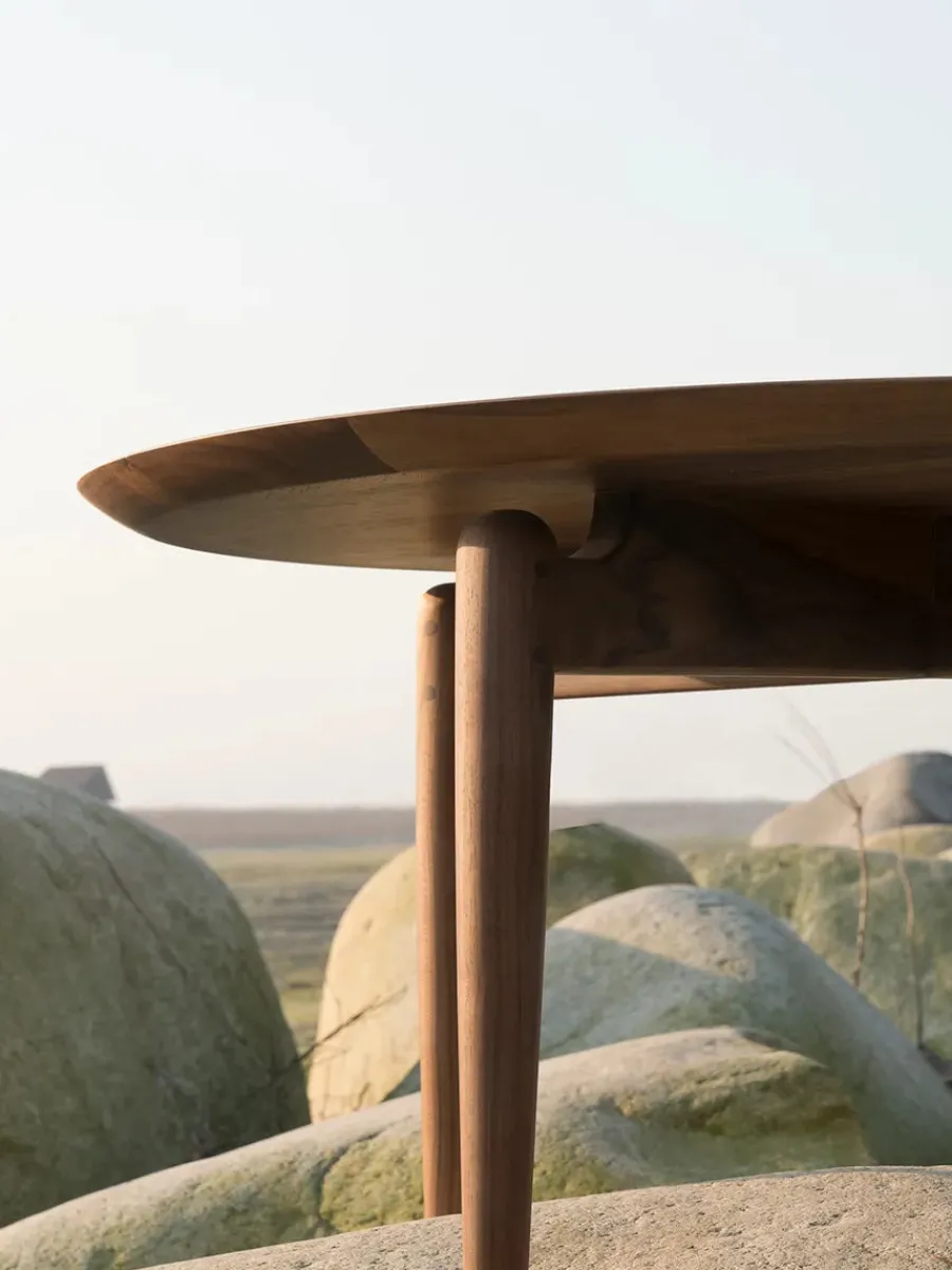 Slow Coffee Table Ø 80 cm, walnut fra<Stellar Works Hot