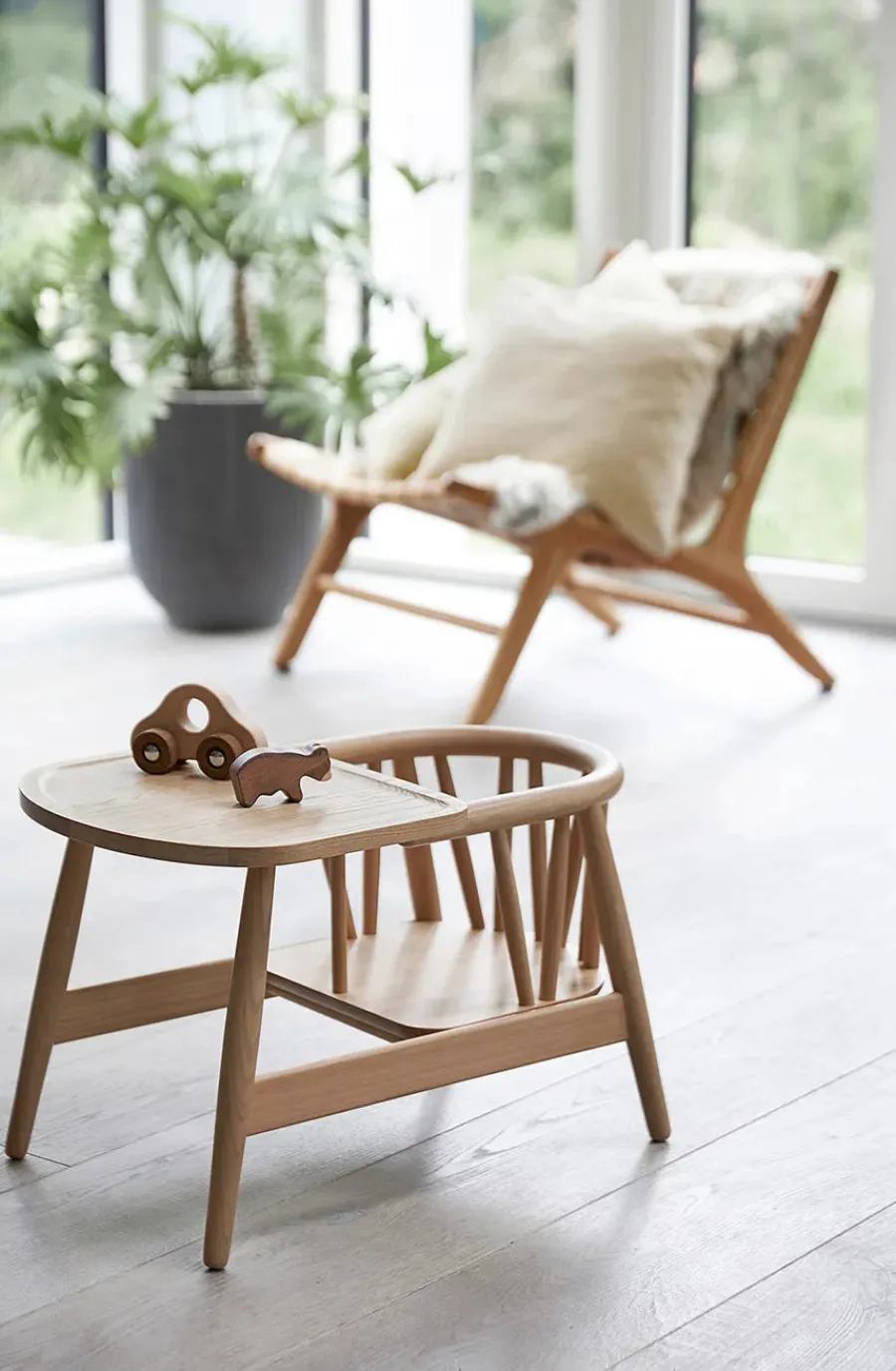 Smilla Toddler Stol, røget eg fra<Oaklings Outlet