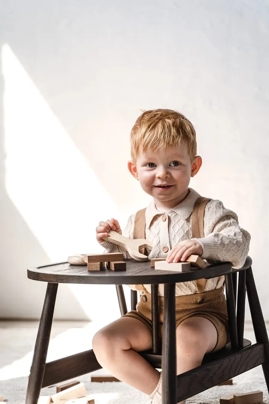 Smilla Toddler Stol, røget eg fra<Oaklings Outlet