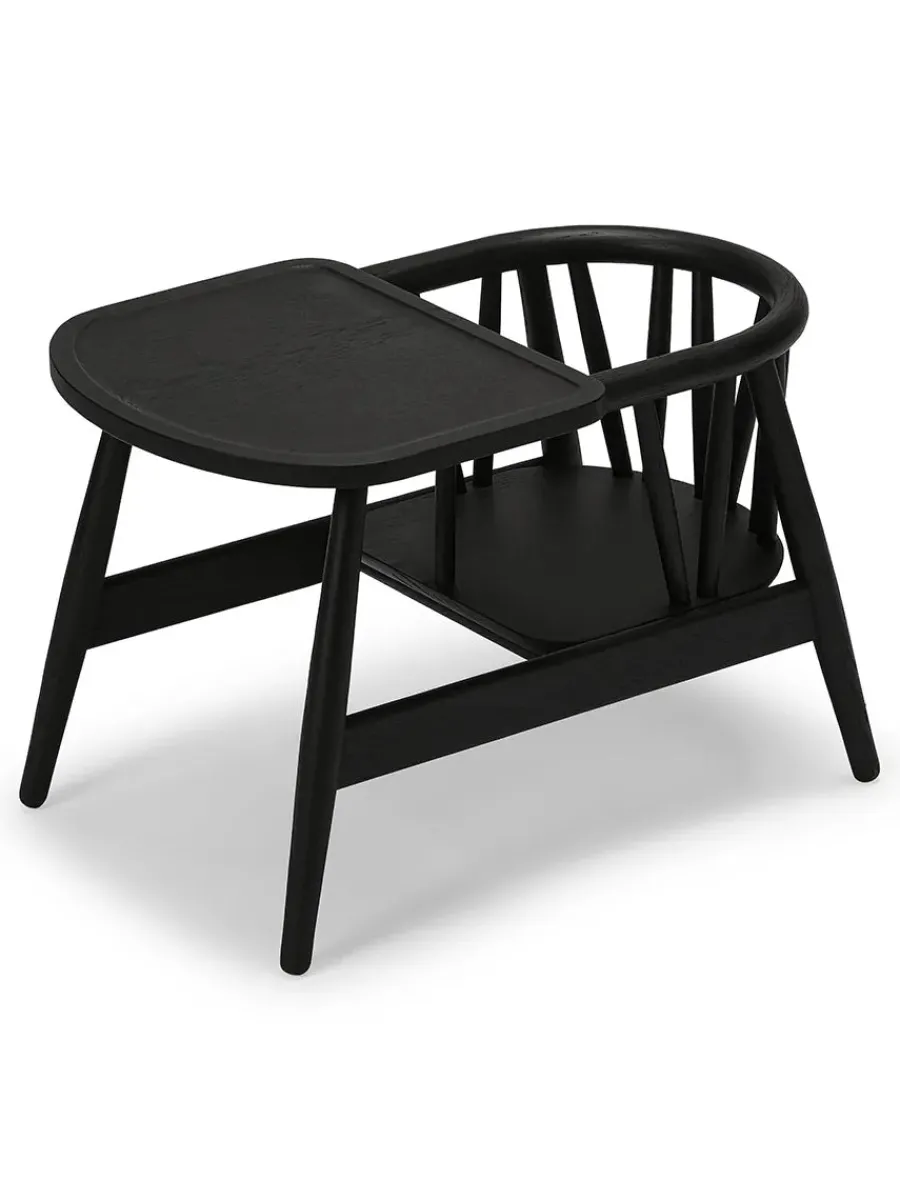 Smilla Toddler Stol, sortlakeret eg fra<Oaklings New