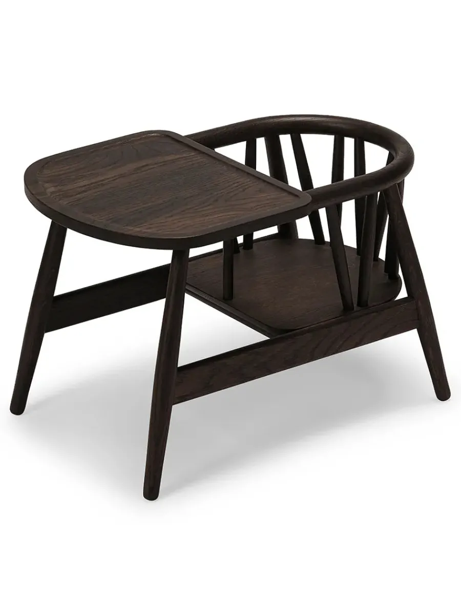 Smilla Toddler Stol, sortlakeret eg fra<Oaklings New