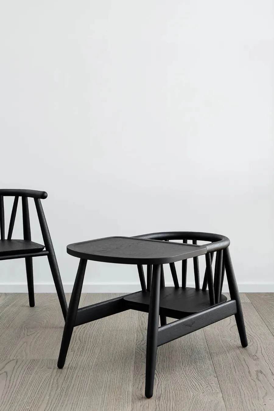 Smilla Toddler Stol, sortlakeret eg fra<Oaklings New