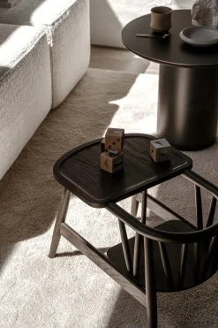 Smilla Toddler Stol, sortlakeret eg fra<Oaklings New