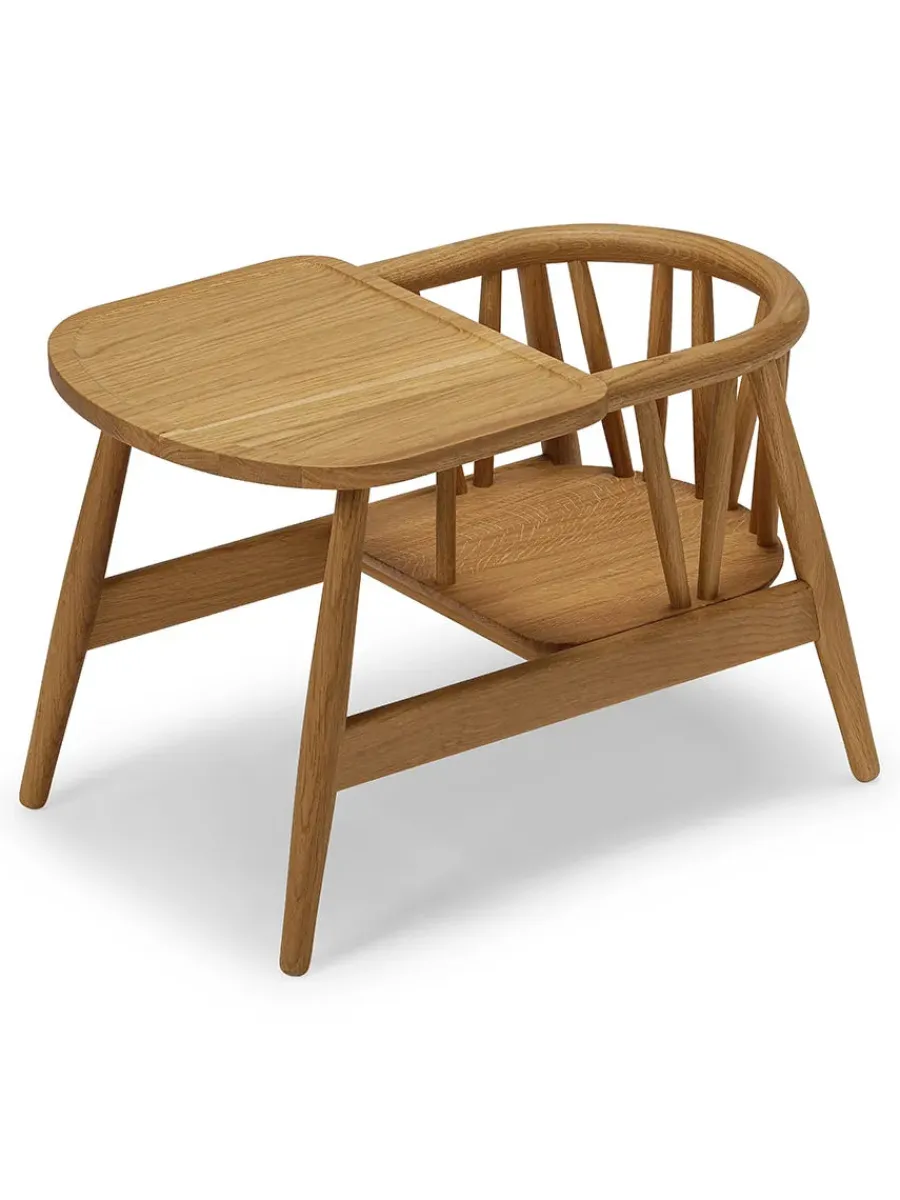 Smilla Toddler Stol, sortlakeret eg fra<Oaklings New