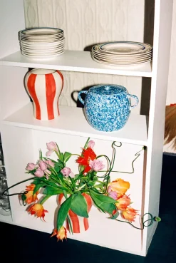 Sobremesa stripe vase fra<HAY Discount