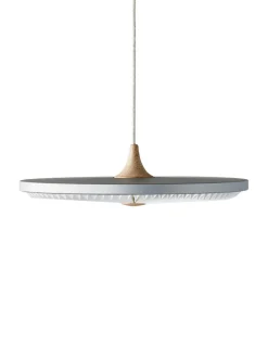 Soleil pendel medium, lys eg, plast skærm fra<Le Klint New