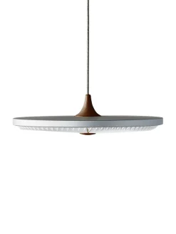 Soleil pendel medium, røget eg, plast skærm fra<Le Klint New