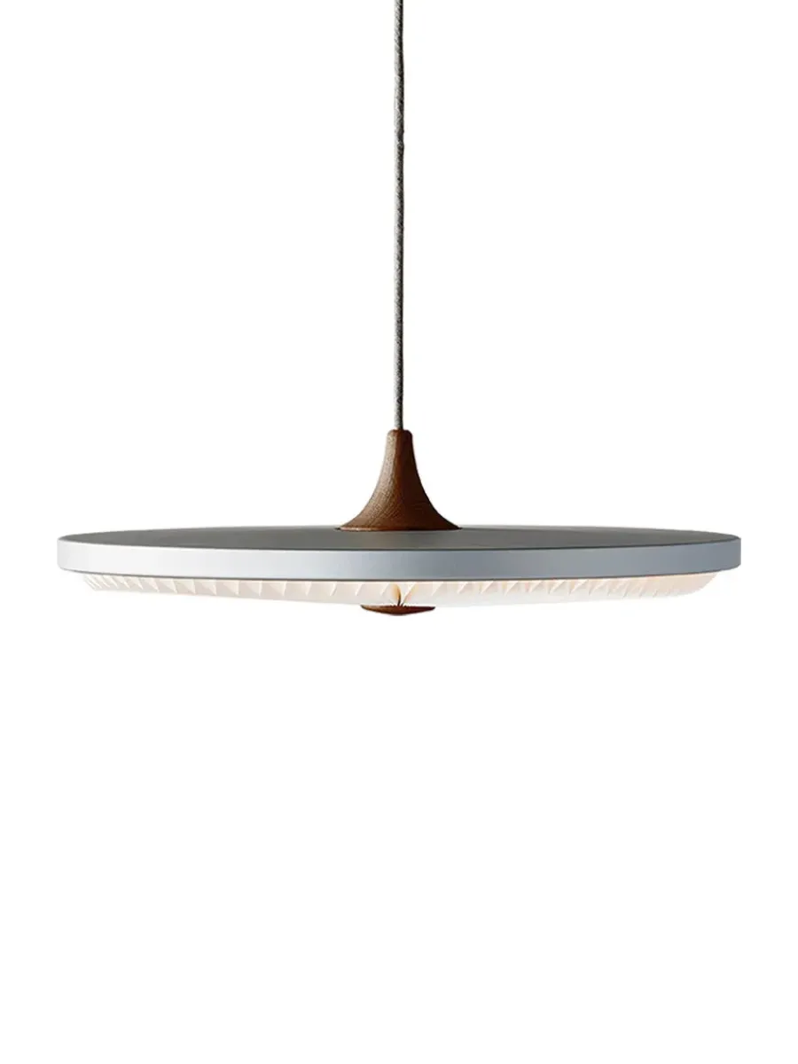 Soleil pendel medium, røget eg, plast skærm fra<Le Klint New