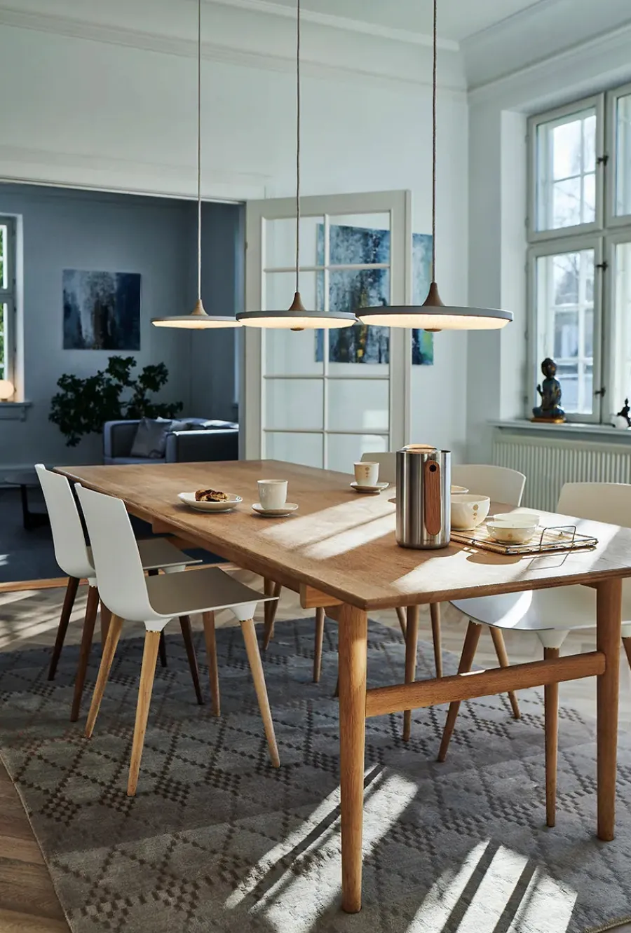 Soleil pendel small, lys eg, papir skærm fra<Le Klint Outlet