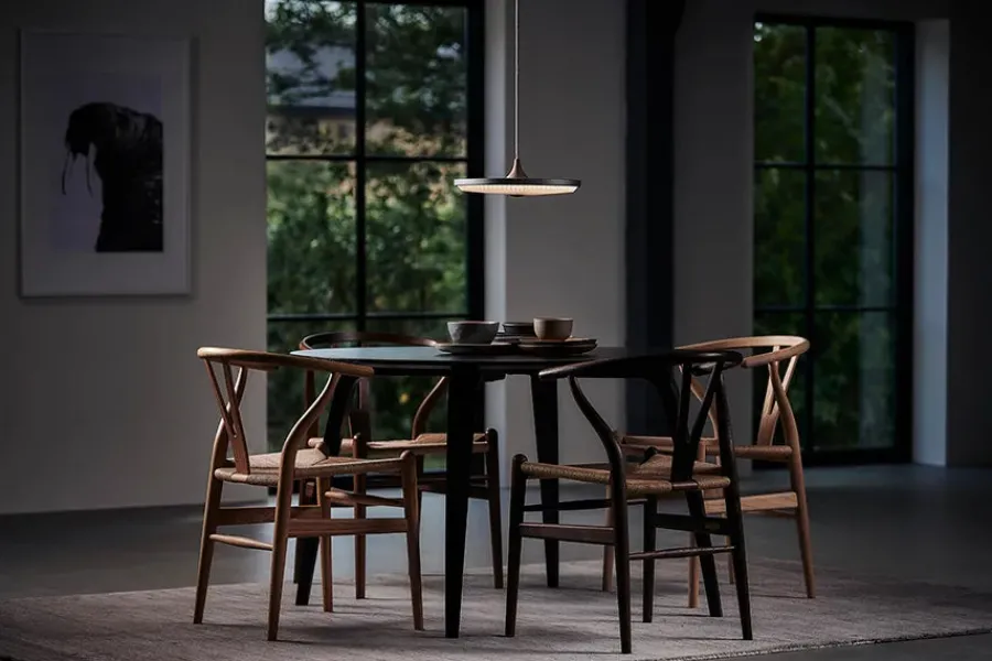 Soleil pendel small, lys eg, plast skærm fra<Le Klint Sale