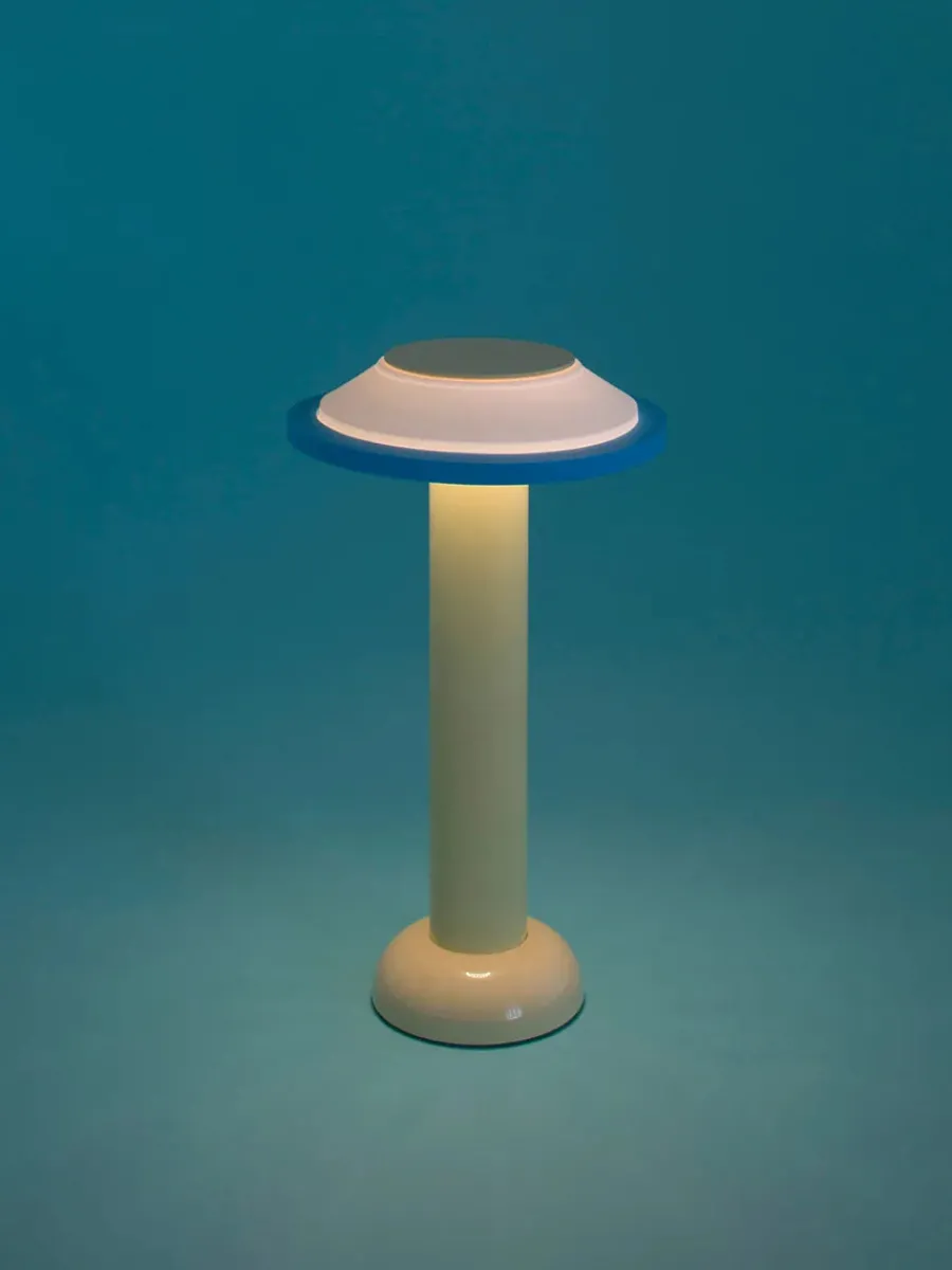 Light Portable Lamp PL2, yellow/white<SOWDEN Discount