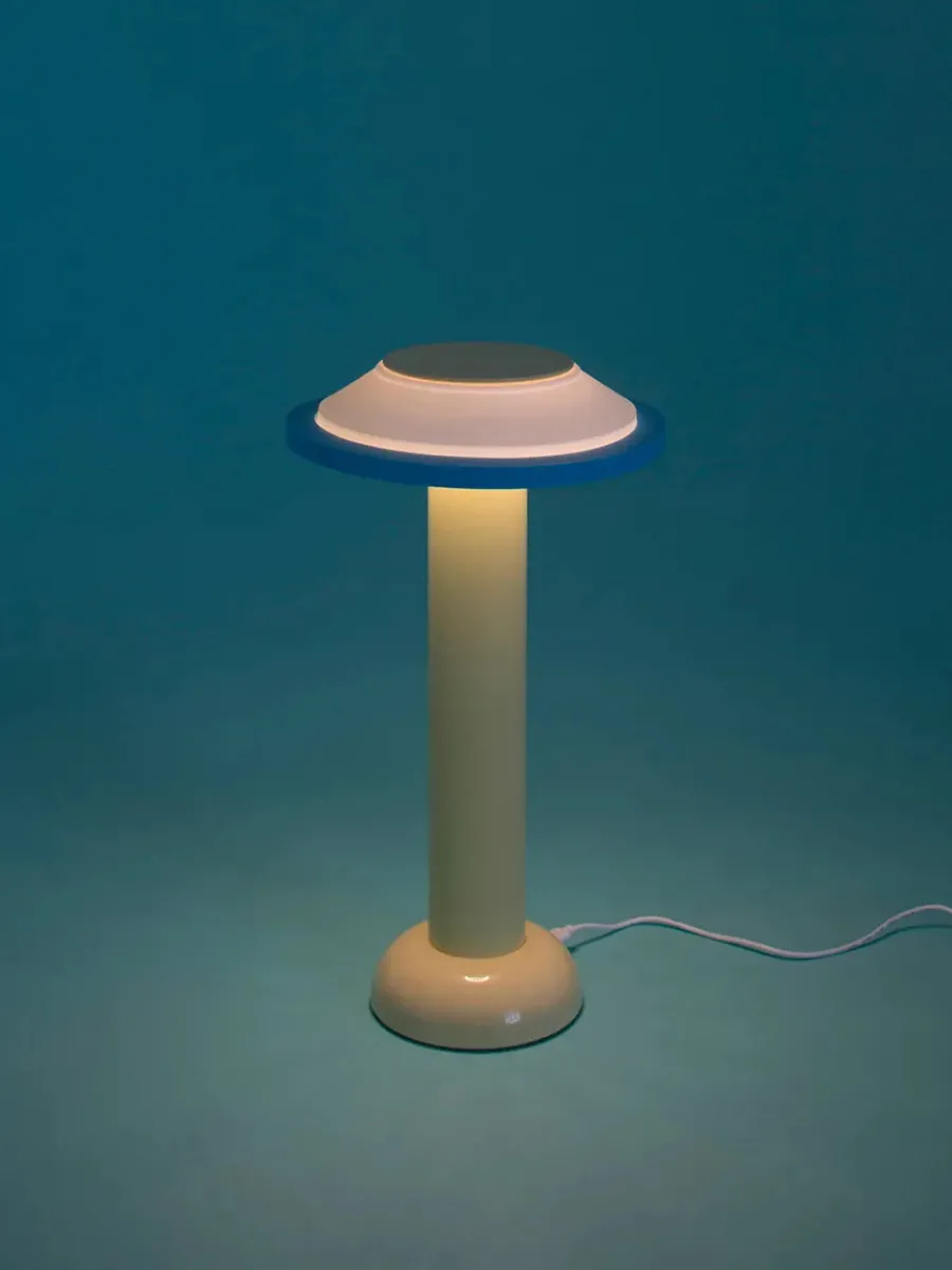 Light Portable Lamp PL2, yellow/white<SOWDEN Discount