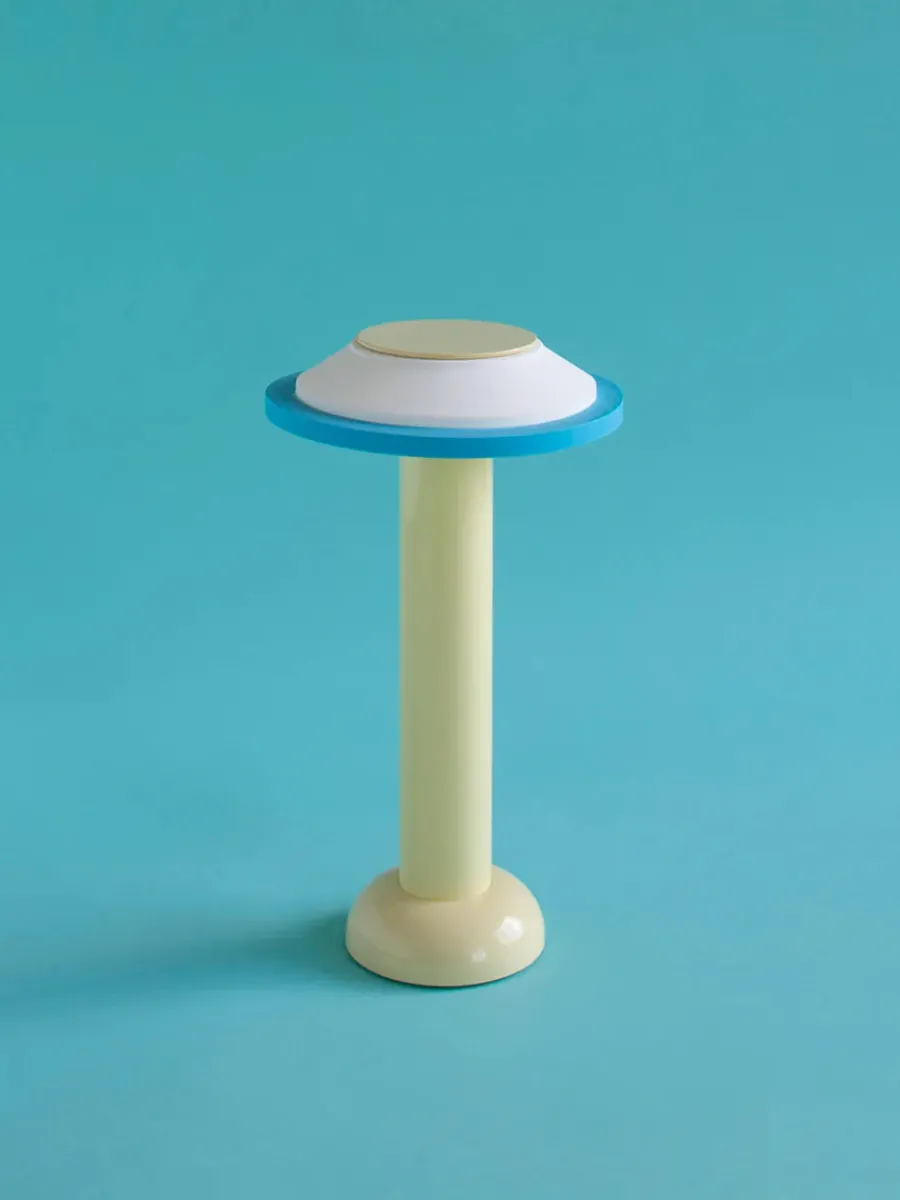 Light Portable Lamp PL2, yellow/white<SOWDEN Discount