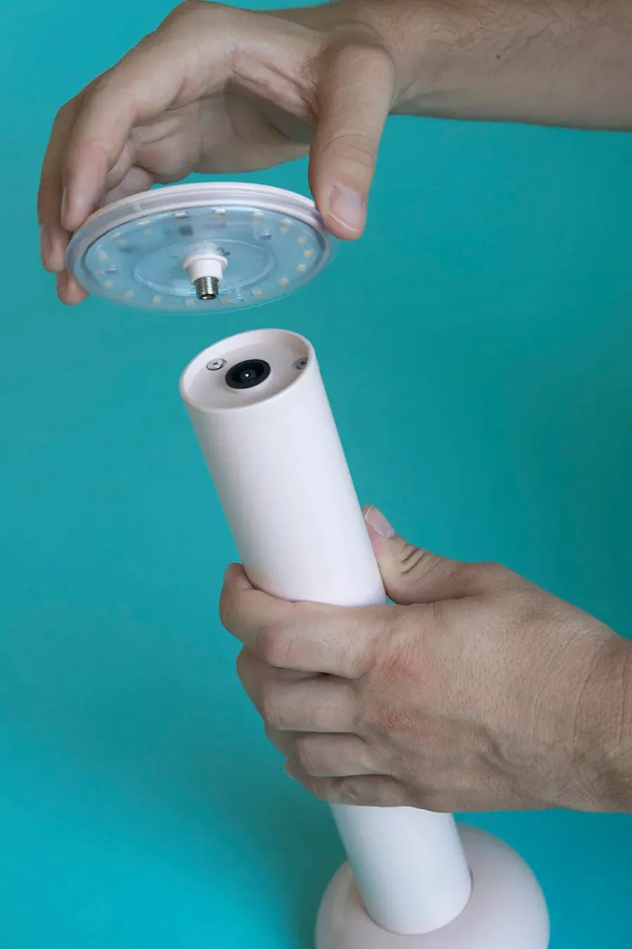 Light Portable Lamp PL2, yellow/white<SOWDEN Discount