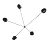Spider Big Wall Lamp w/5 Fixed Arms af Serge Mouille<Editions Serge Mouille Best