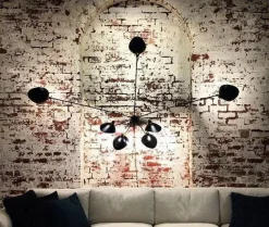 Spider Big Wall Lamp w/7 Fixed Arms af Serge Mouille<Editions Serge Mouille Best