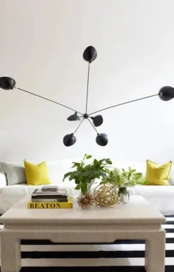 Spider Big Wall Lamp w/7 Fixed Arms af Serge Mouille<Editions Serge Mouille Best