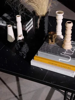 Spisebord 185, sort marmor fra HANDVÄRK<Handvärk Outlet