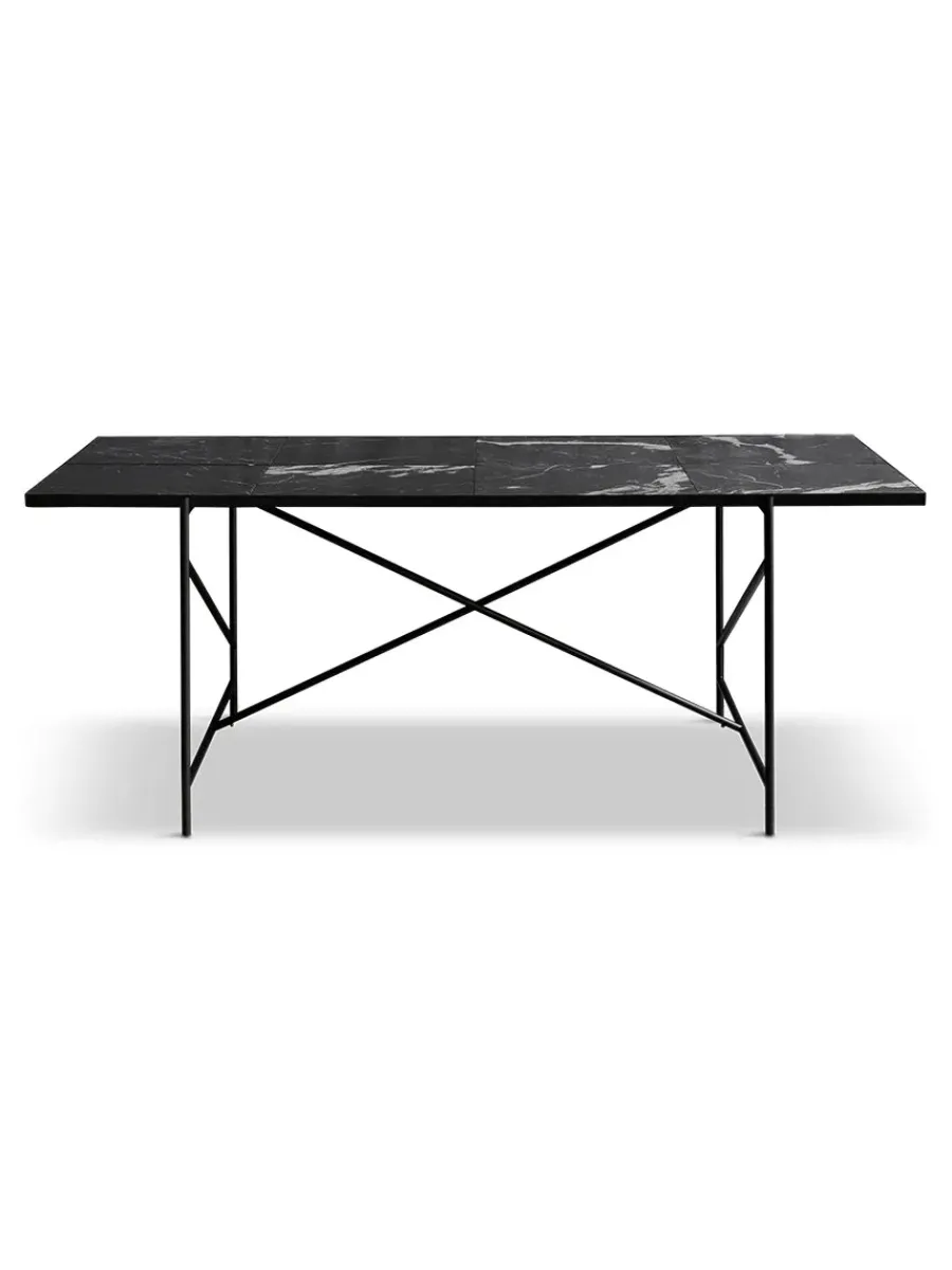 Spisebord 185, sort marmor fra HANDVÄRK<Handvärk Outlet