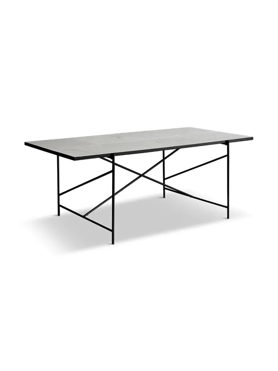 Spisebord 185, sort marmor fra HANDVÄRK<Handvärk Outlet
