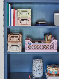 Splash Vase, Roll neck blue fra<HAY Discount