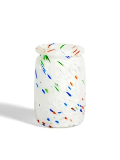 Splash Vase Roll Neck X-Small, coffee and white fra<HAY New