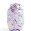 Splash Vase, Round light pink and blue fra<HAY