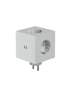 Square 2 Stikdåse med USB, beige fra<Avolt Hot