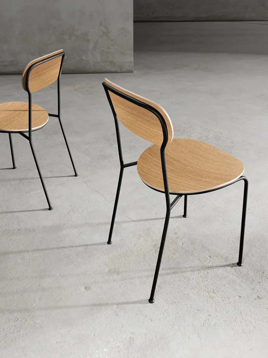 Stack Dining Chair, natural oak fra<Stellar Works Clearance