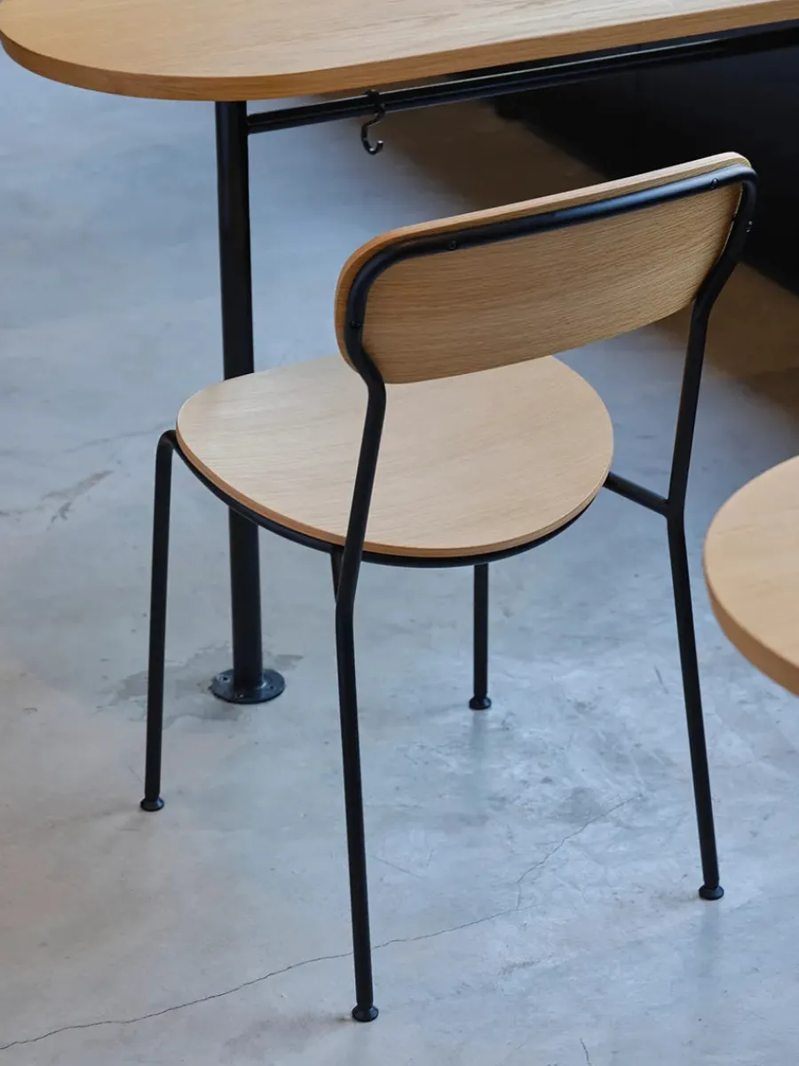 Stack Dining Chair, natural oak fra<Stellar Works Clearance