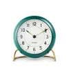 Station Bordur, grøn af Arne Jacobsen<Arne Jacobsen Clocks Online