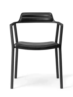 Stol med læder fra<Vipp Clearance