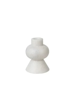 Stone Stacking Candleholder White fra<Tom Dixon Hot