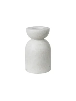 Stone Stacking Candleholder White fra<Tom Dixon Hot