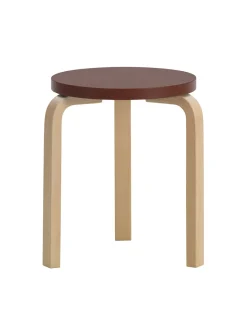 Stool 60, honey stained birk fra<Artek Clearance