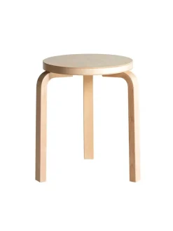 Stool 60, white laminate fra<Artek Outlet
