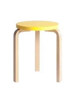 Stool 60, white laminate fra<Artek Outlet