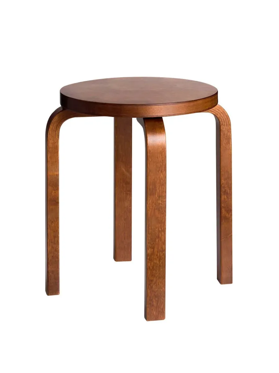 Stool E60, sortlakeret fra<Artek Online