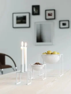 Stor Kubus Skål, hvid fra<Audo Copenhagen Clearance