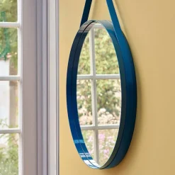 Strap Mirror No 2 Ø50 Red - Spejl fra<HAY Discount