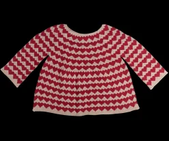 Strikket sweater, Størrelse 5-6 år - Hjerter fra<Maileg Hot