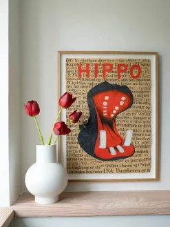 Strøm Vase, vibrant orange fra<raawii New