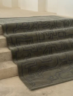 Structures 2.0 Tæppe, Arctic Green fra<Massimo Outlet