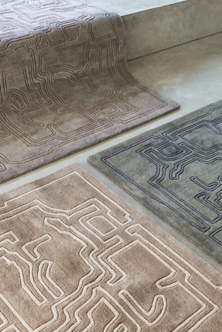 Structures 2.0 Tæppe, Pale Rose fra<Massimo